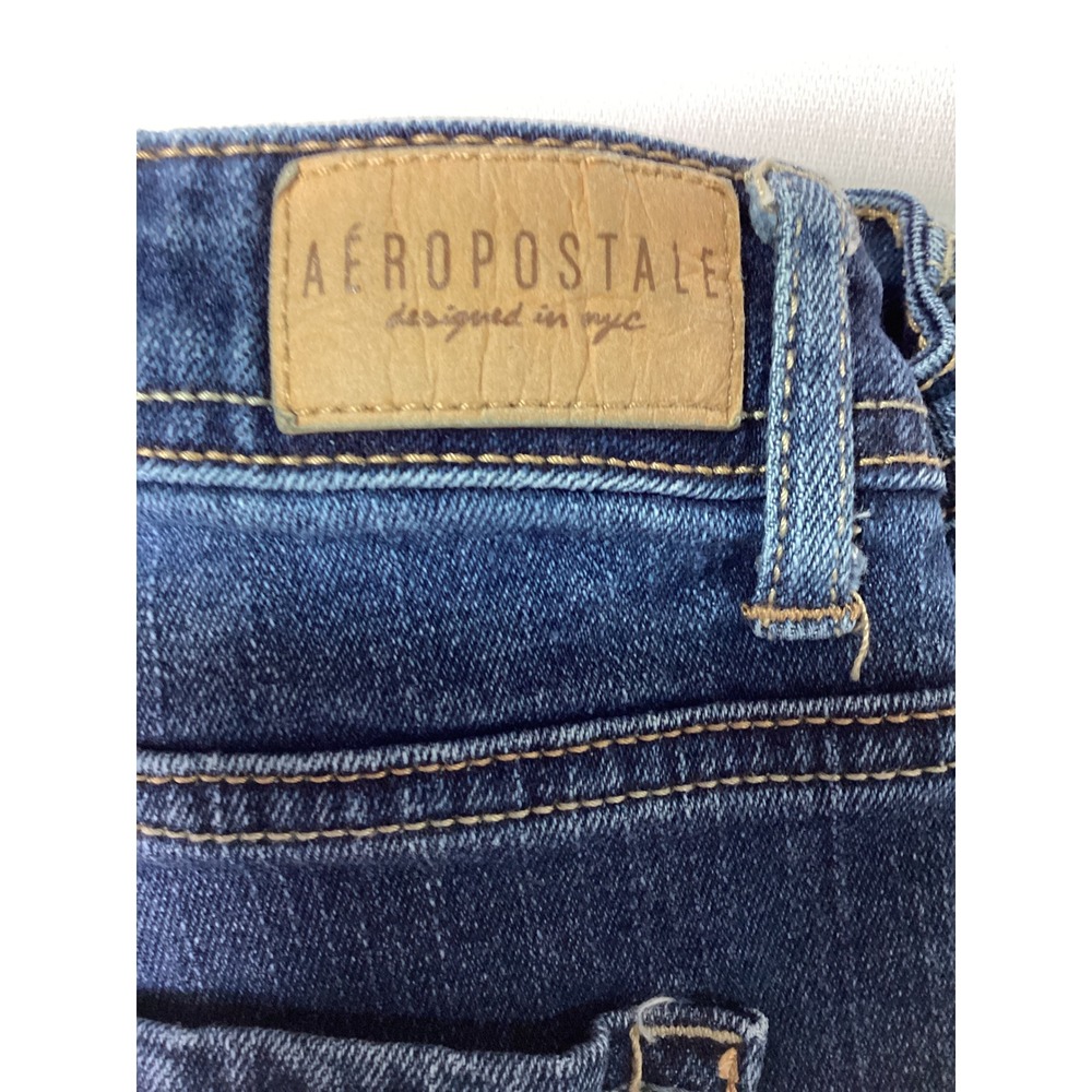 Aeropostale Bootcut Jeans Womens 6 Regular Dark Wash Denim‎ Y2K Casual Indie - Picture 3 of 8
